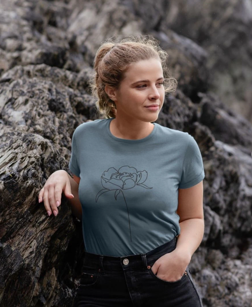Blooming Crew Neck T-shirt - Image 3