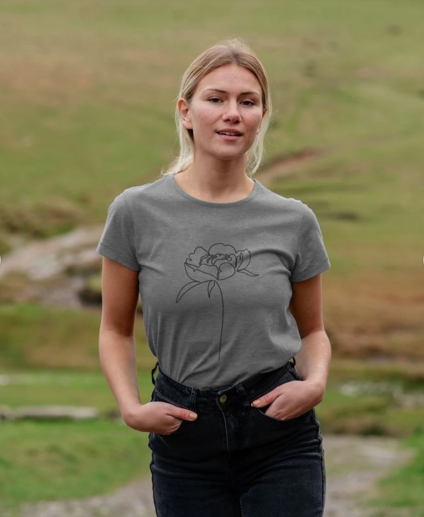 Blooming Crew Neck T-shirt - Image 2