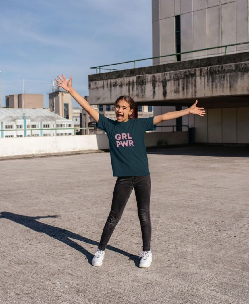 Kids Girl Power Tee - Image 2