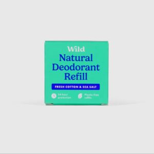 Wild Fresh Cotton & Sea Salt Deodorant Refill 40g