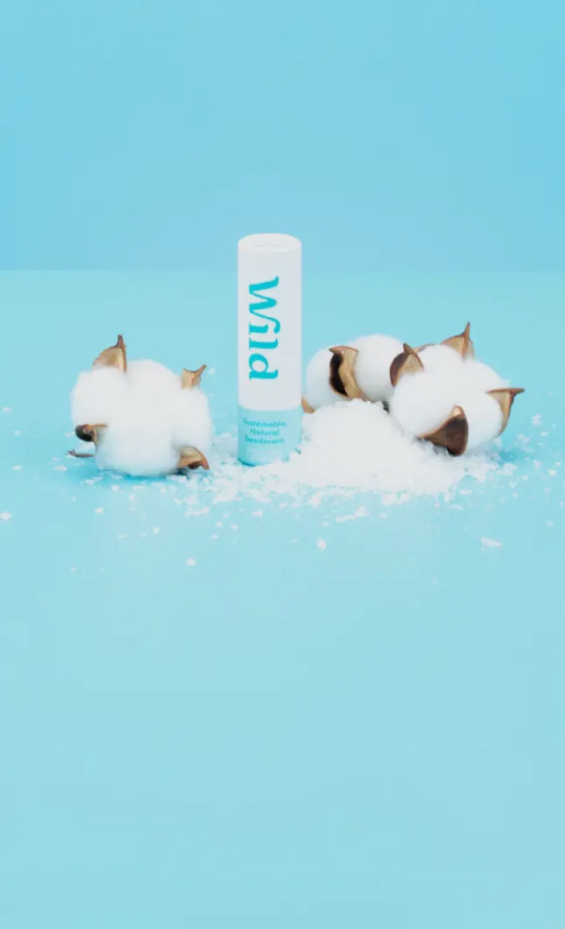 Wild Fresh Cotton & Sea Salt Mini Deodorant - Image 4
